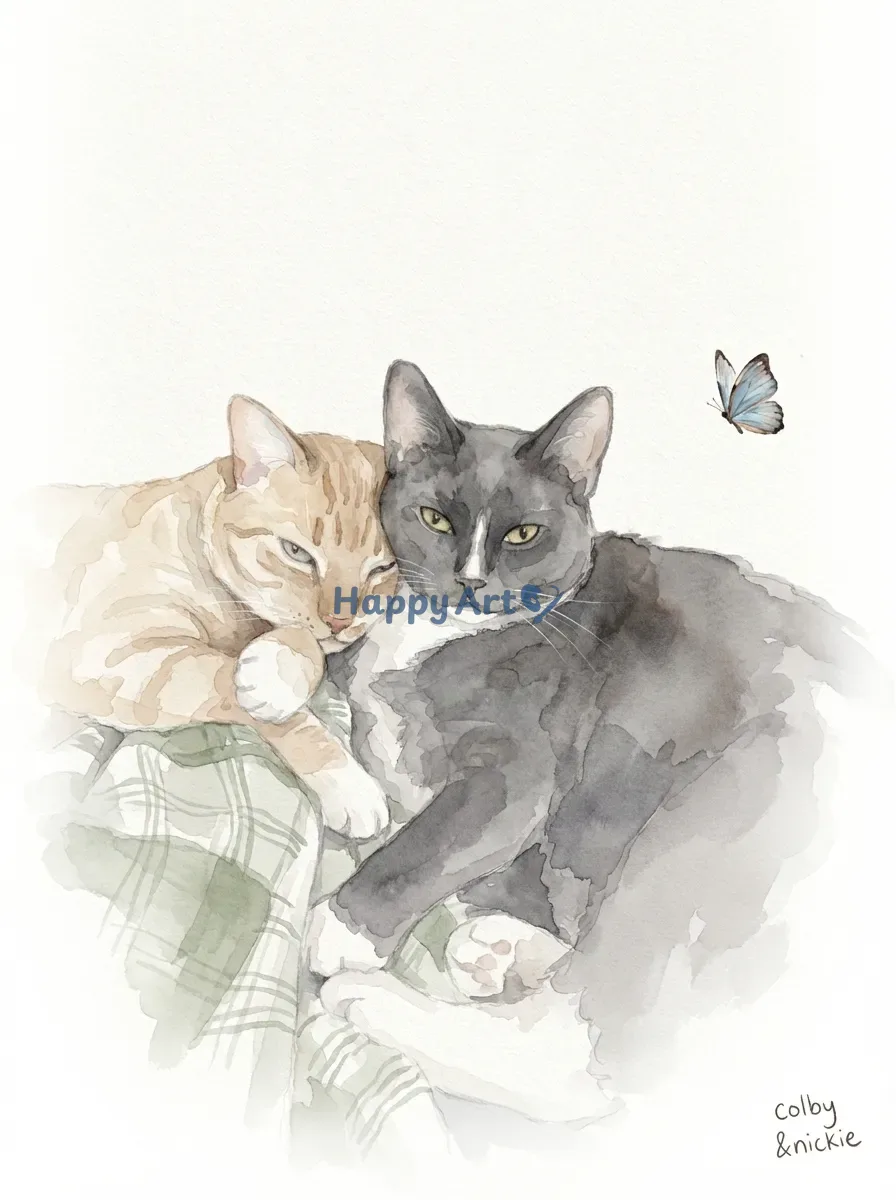 Artwork of colby &nickie