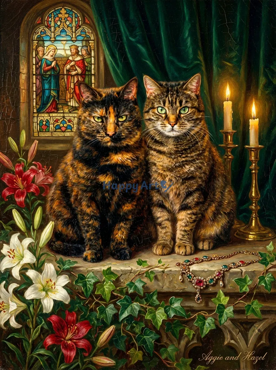 Artwork of Aggie and Hazel