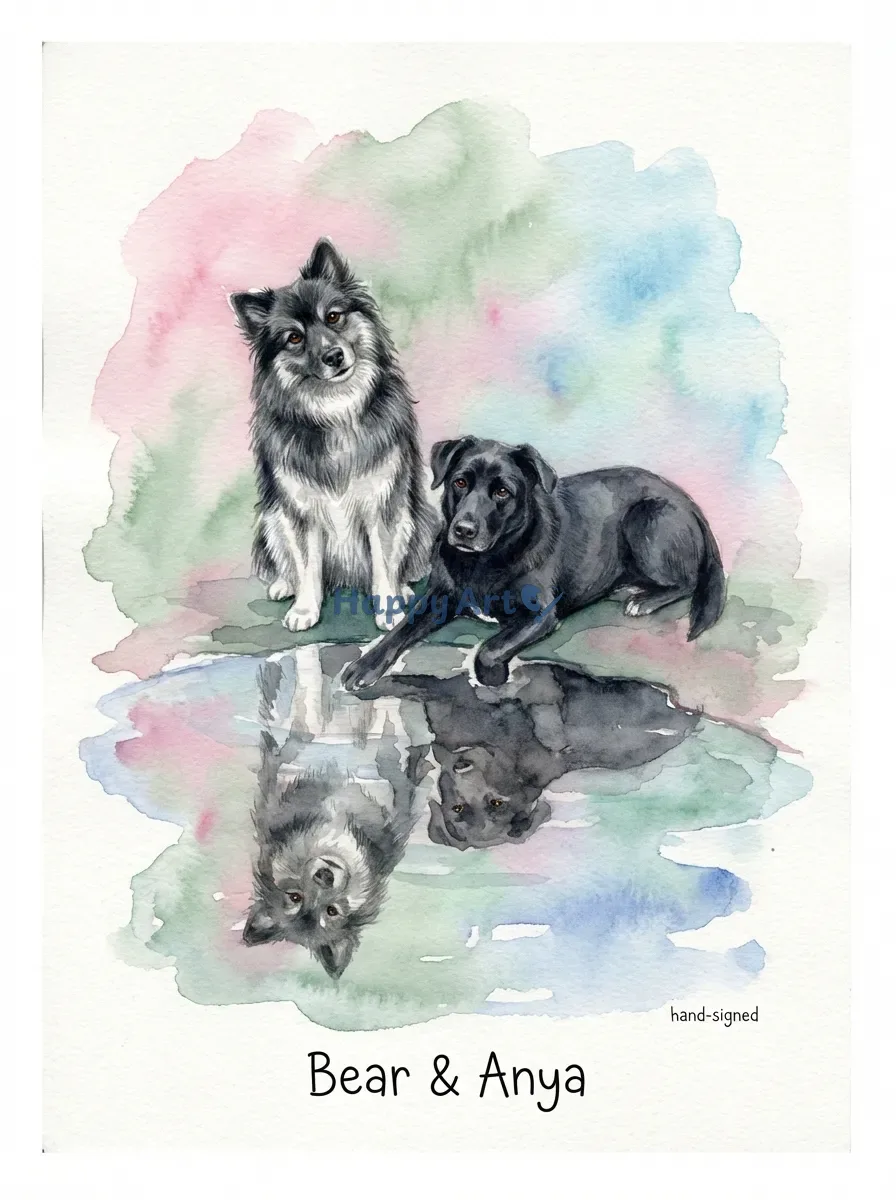 Artwork of Bear & Anya