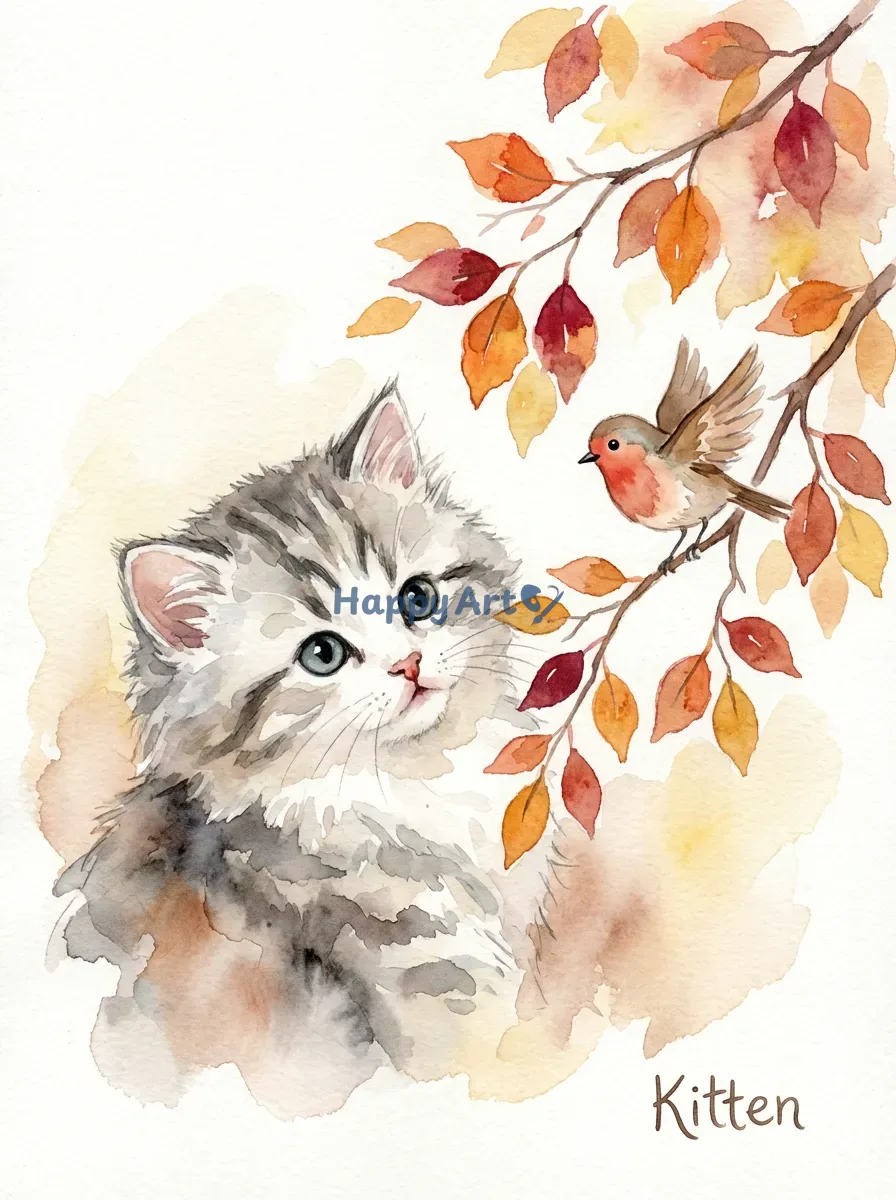 Artwork of Kitten