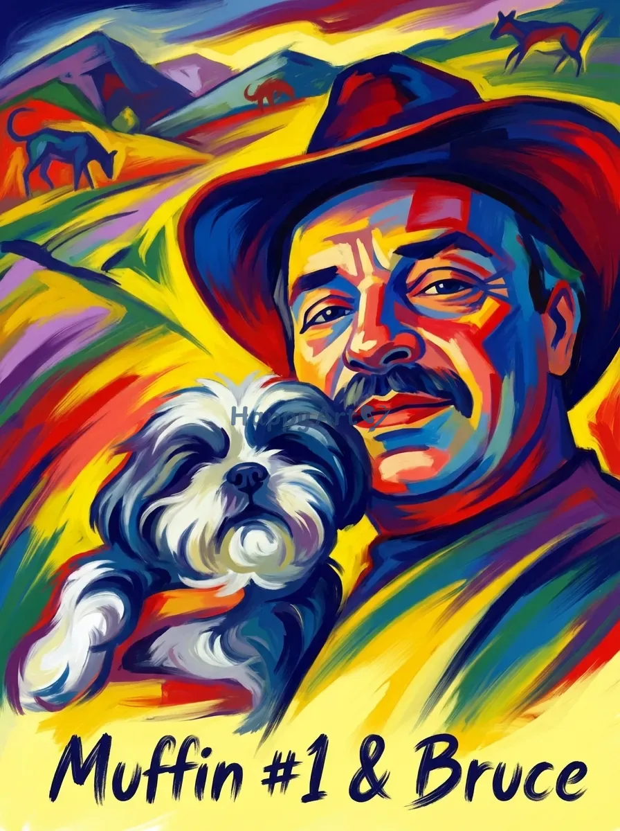 Artwork of Muffin #1 & Bruce