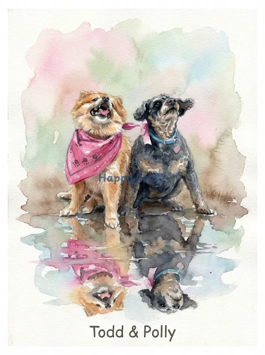 Artwork of Todd & Polly