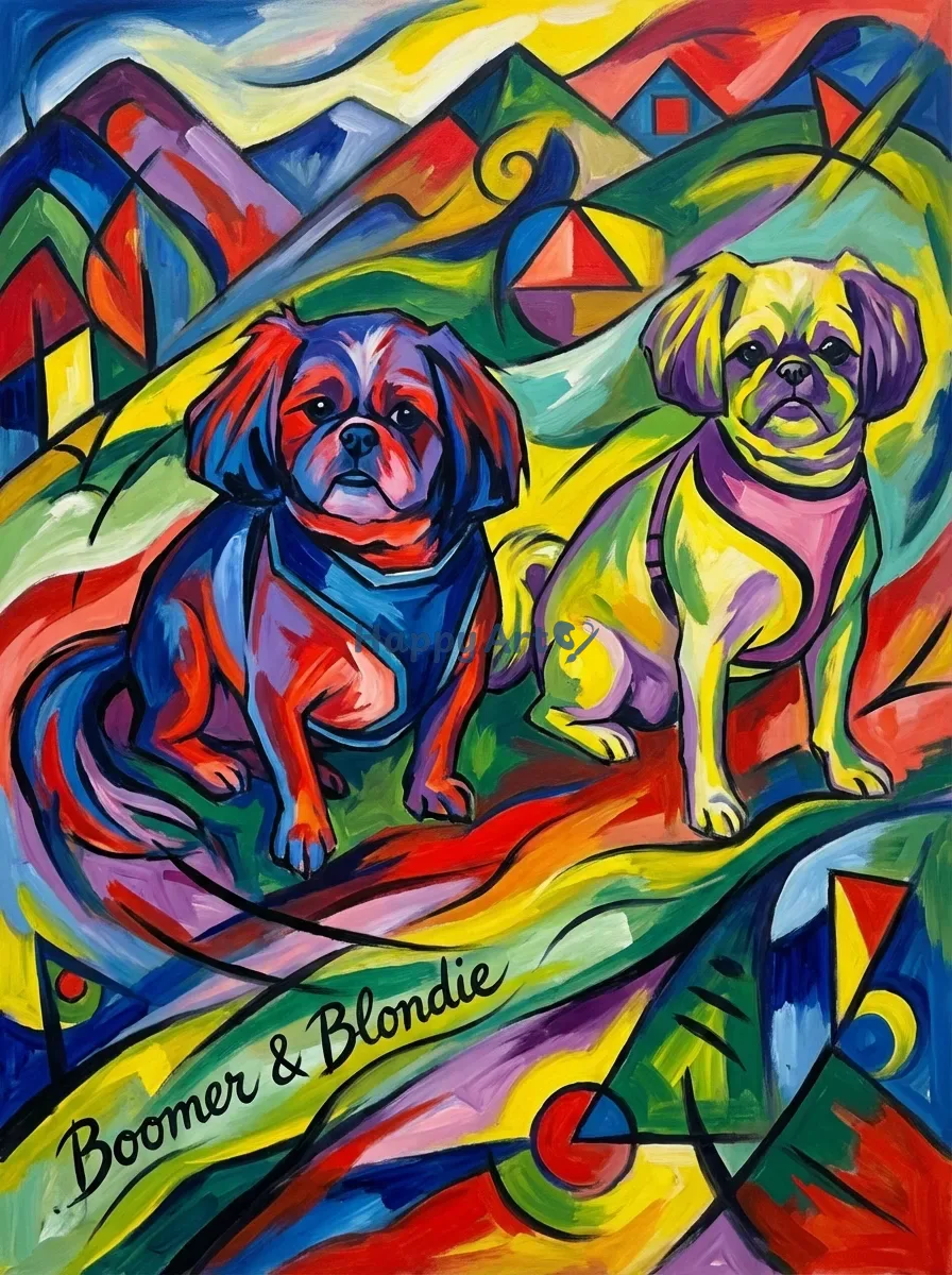 Artwork of Boomer & Blondie