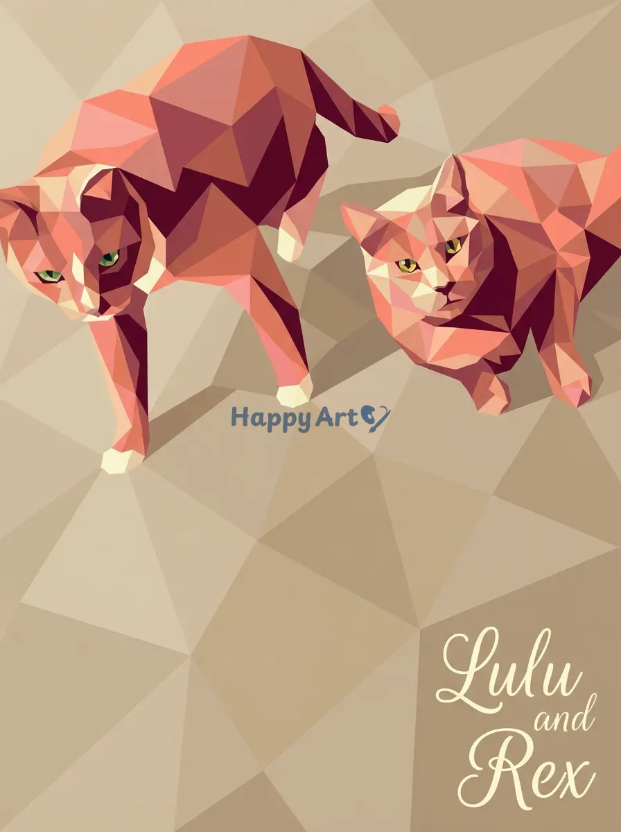 Artwork of Lulu and Rex