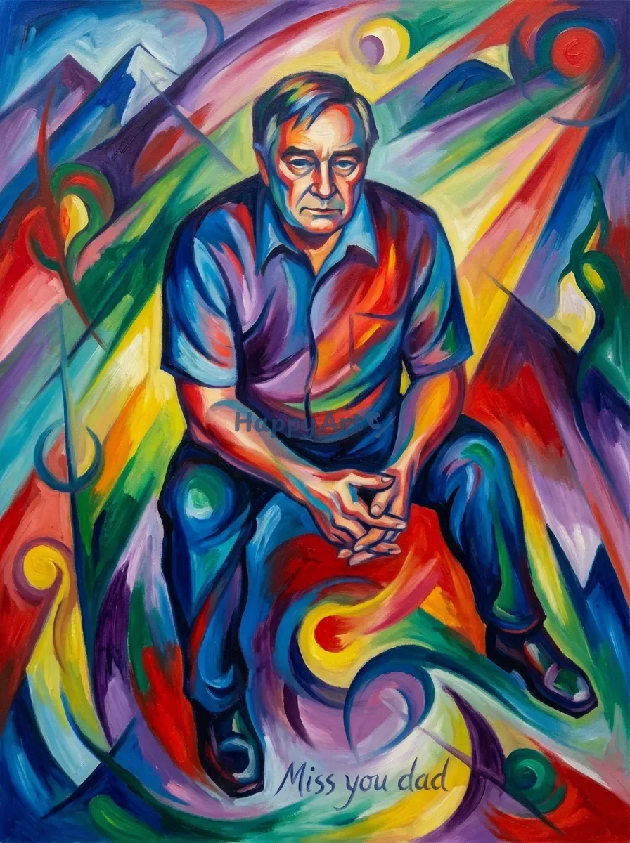 Artwork of Miss you dad