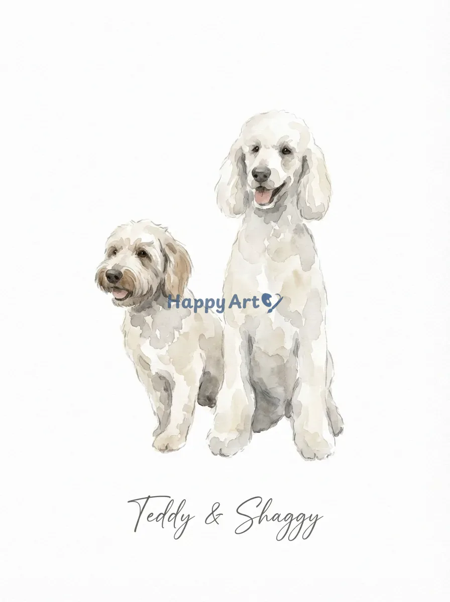Artwork of Teddy  & Shaggy