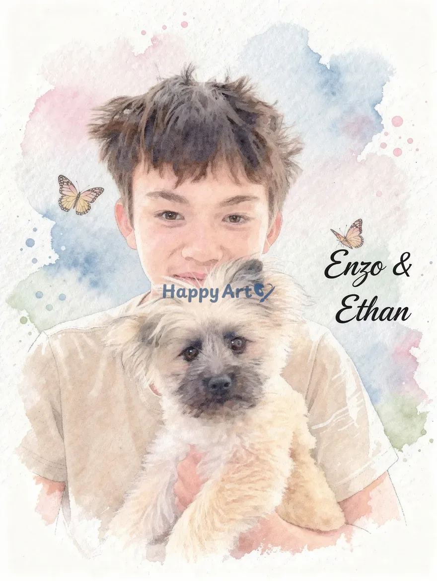 Artwork of Enzo & Ethan