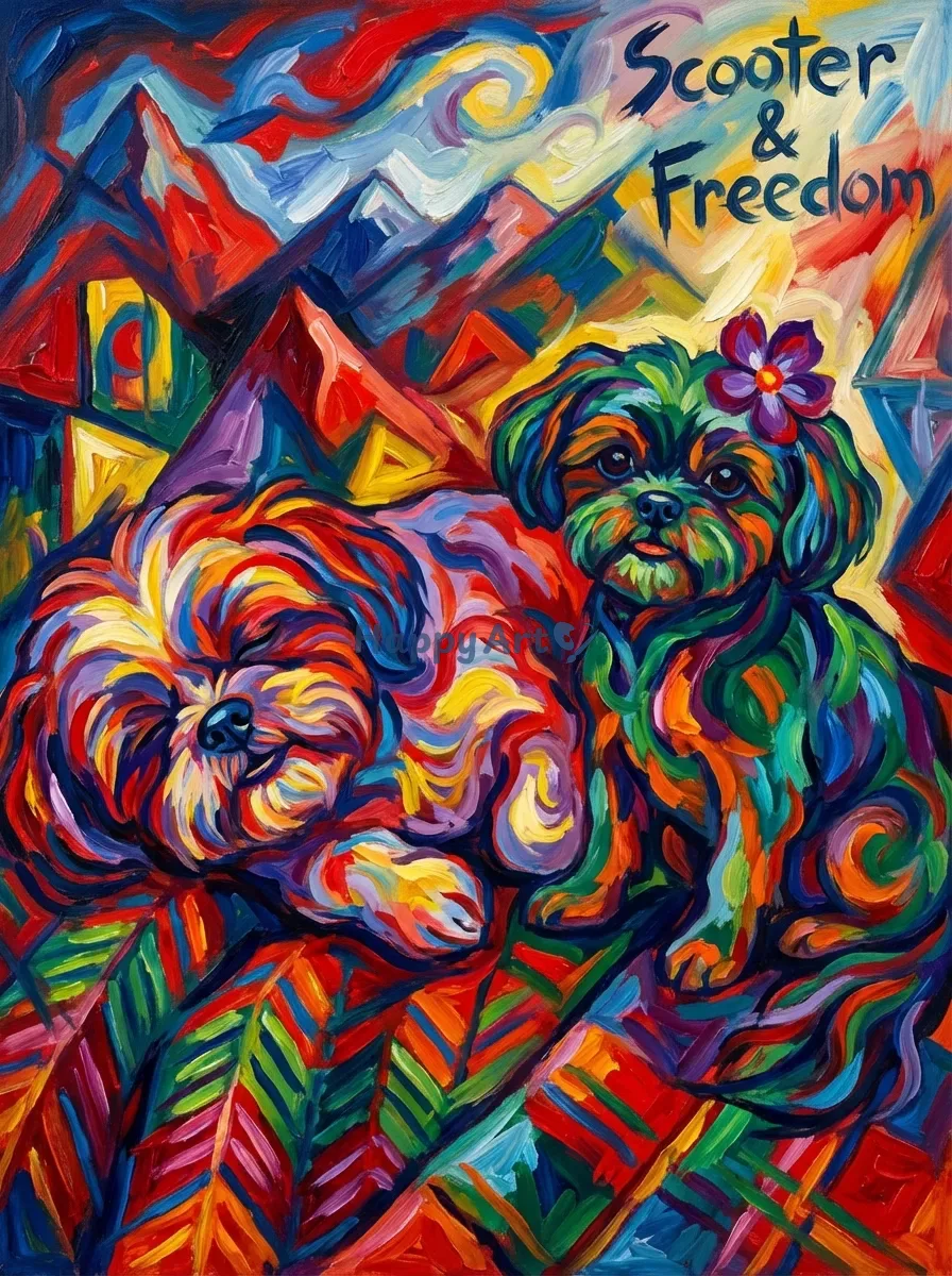 Artwork of Scooter & Freedom