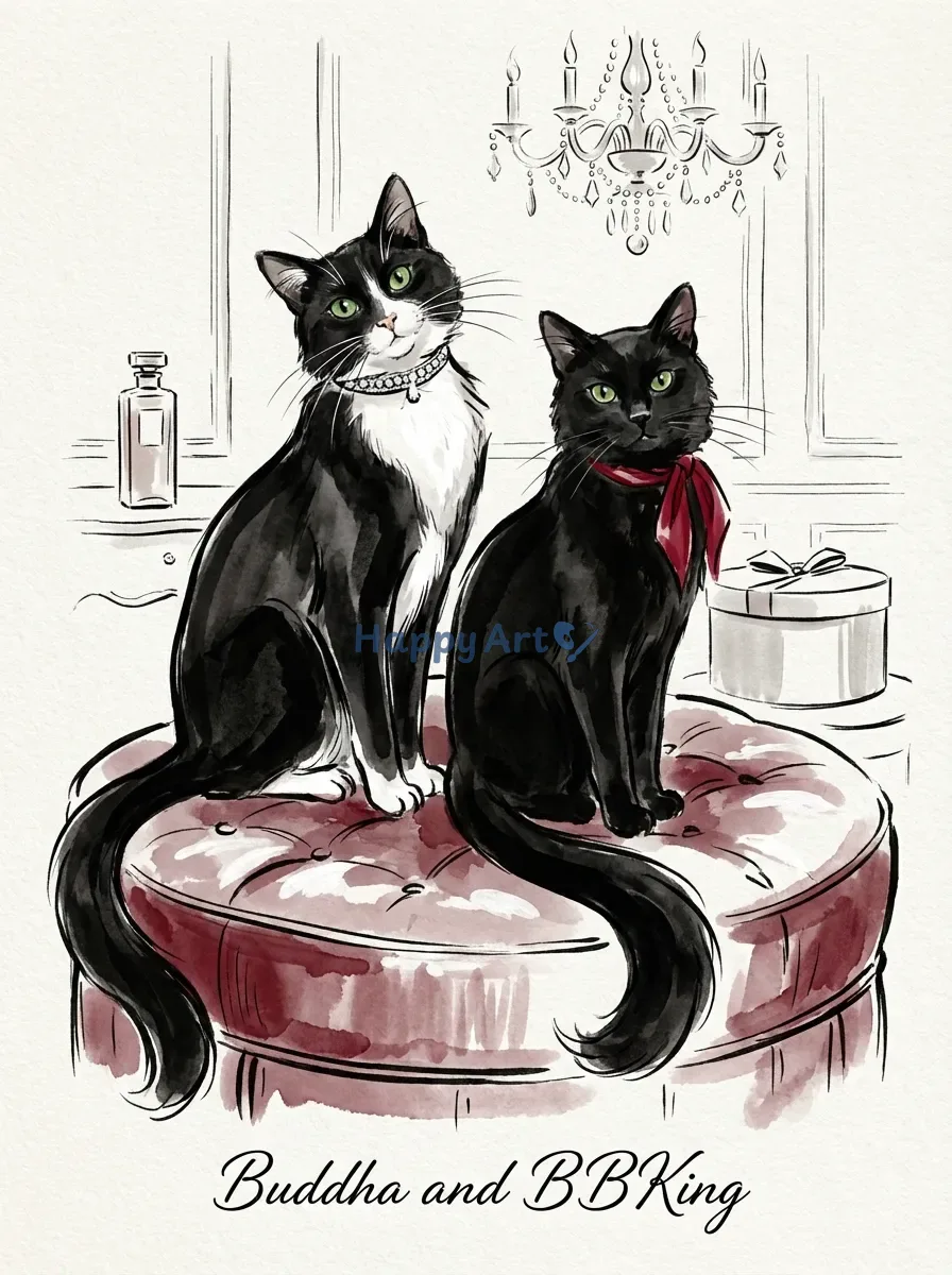 Artwork of Buddha and BBKing