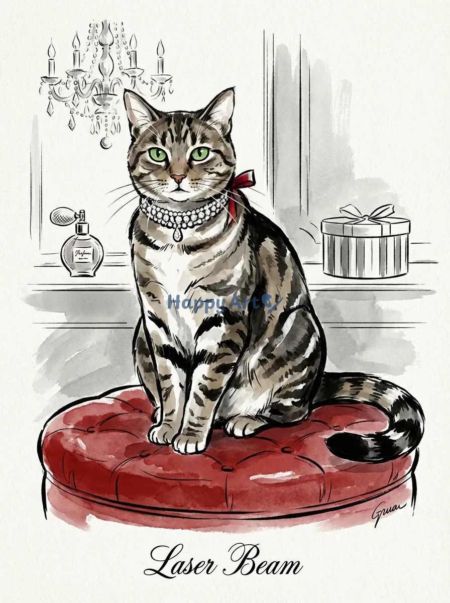 Artwork of Laser Beam