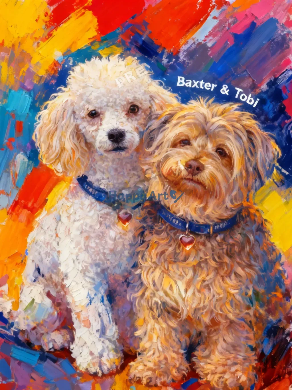 Artwork of Baxter & Tobi